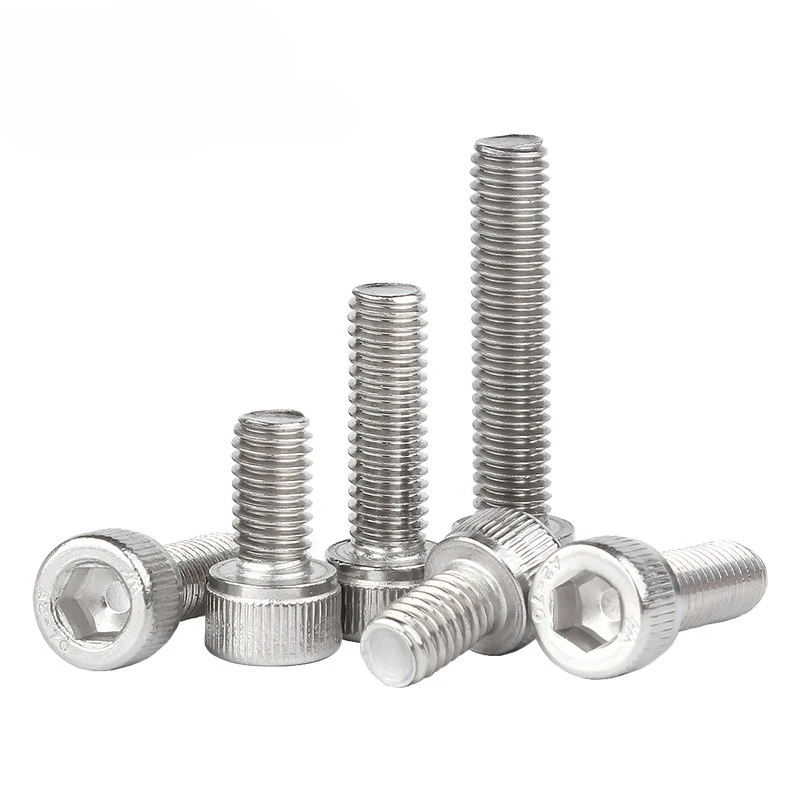 304 stainless steel hexagon socket screw cup head screw cylindrical head extended bolt M2M3M4M5M6M8
