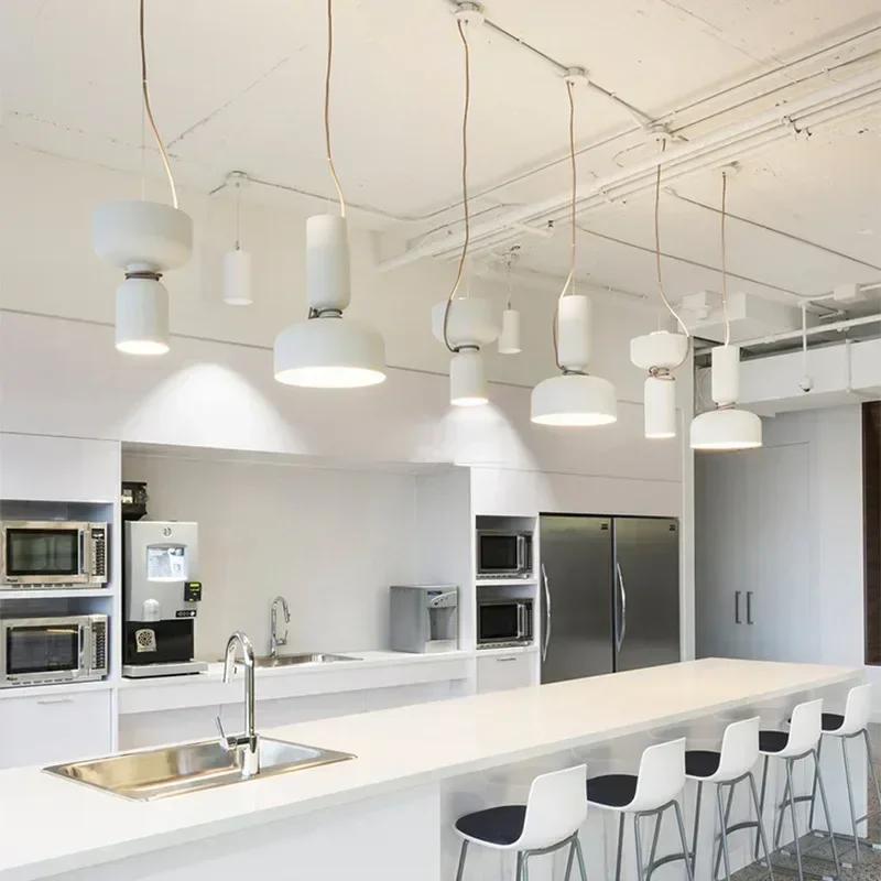 

SANDYHA Modern Minimalist LED Pendant Lamp Multi Combination Creative Lighting for Restaurant Bar Cafe Home Decoration