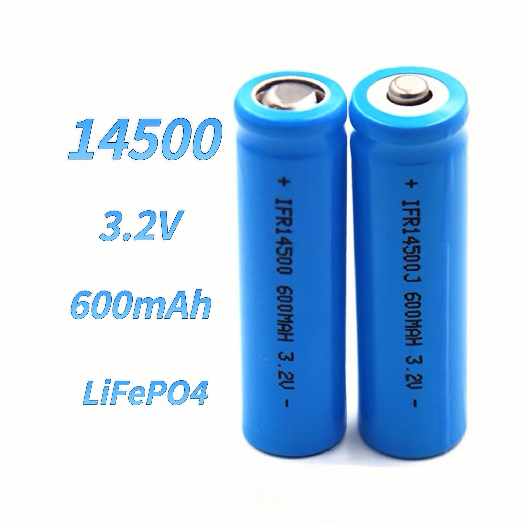 1 шт. 14500 перезаряжаемая батарея LiFePO4 3,2 В 600 мАч зарядное устройство для бритвы электрическая зубная щетка микрофон мышь умная игрушка для ванны ног