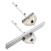 Angle Ruler Cut Tool T Slot Miter Gauge Adjustable Angle Gauge Accessories for Table Miter Saw