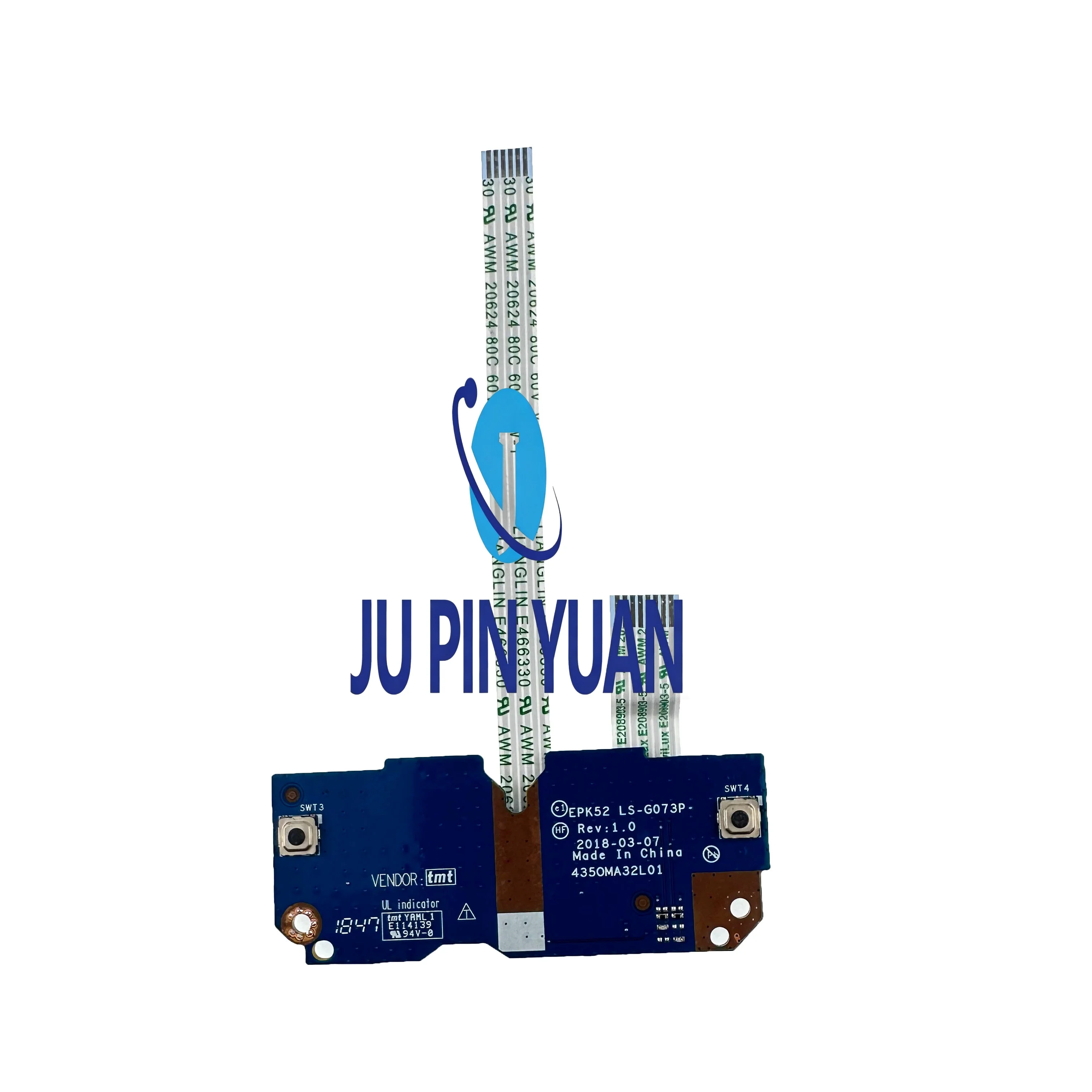 

EPK52 LS-G073P For HP Pavilion 15-DA 15-DB 250 G5 255 G5 Touchpad Board with Cable 100% Tested