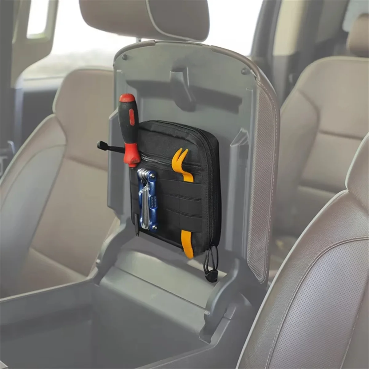 

Car Hidden Armrest Box Storage Bag Organizer for RAM Accessories