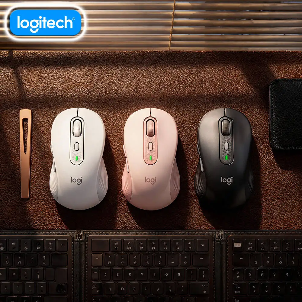 Logitech M650/M650L Signature Mouse - Wireless, Advanced Optical Tracking, 90% Quieter Clicks, 24-Month Battery Life