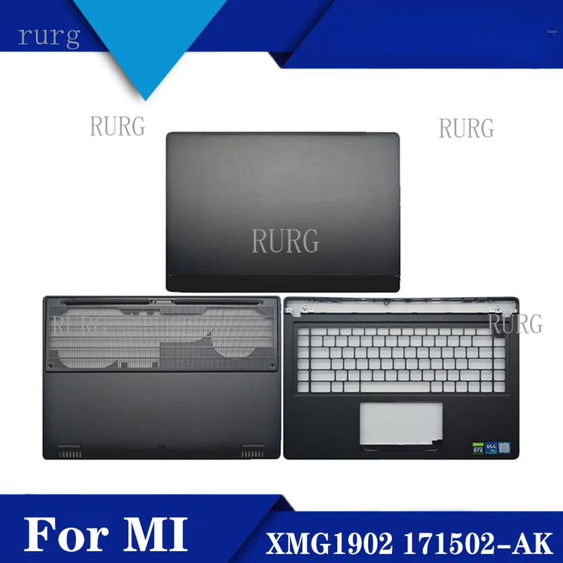 R+ is suitable for  Xiaomi XMG1902 171502-AK A/C/D shell set laptop case back cover, black