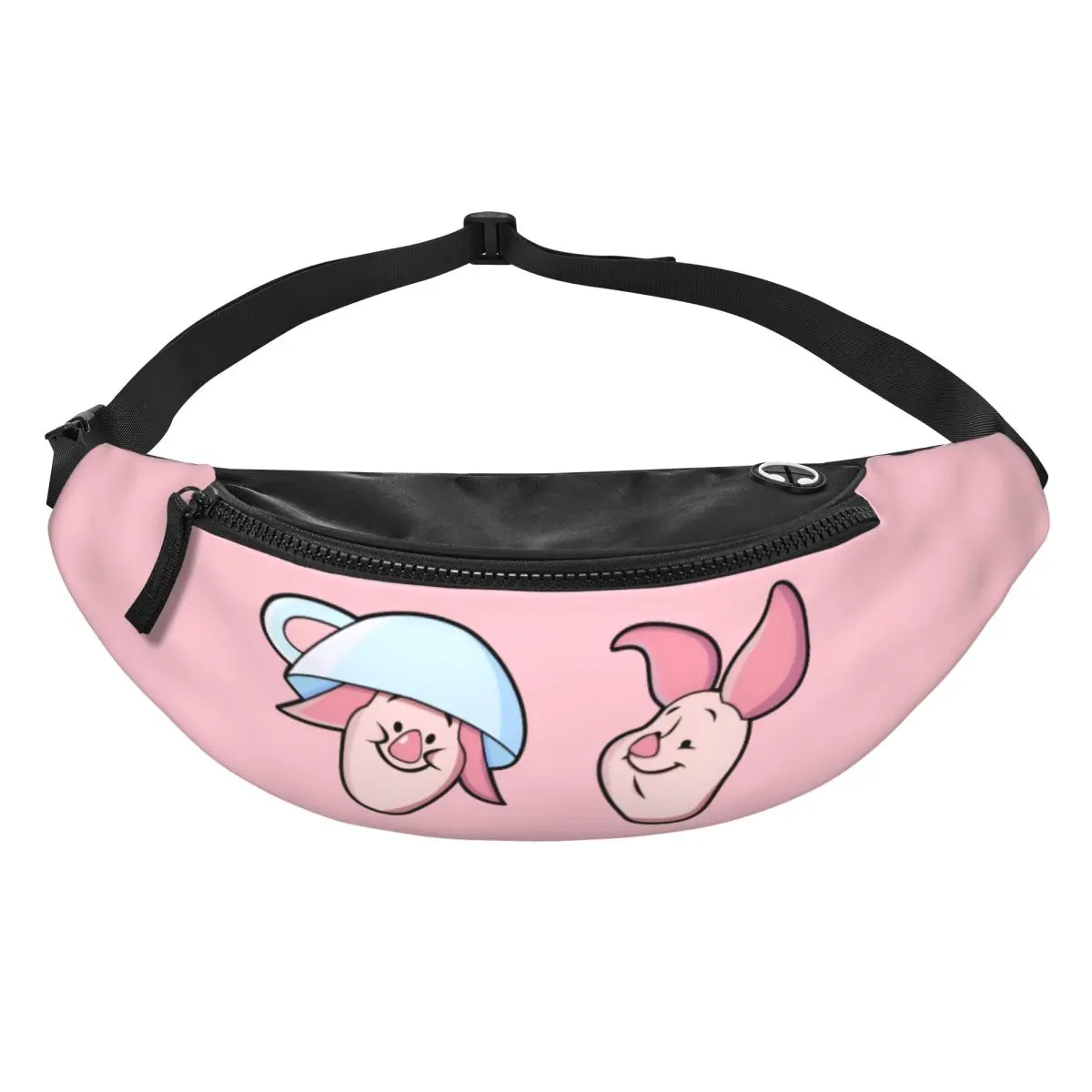 

Custom P-Piglets Anime Big Movie Fanny Pack Men Women Crossbody Waist Bag for Travel Hiking Phone Money Pouch