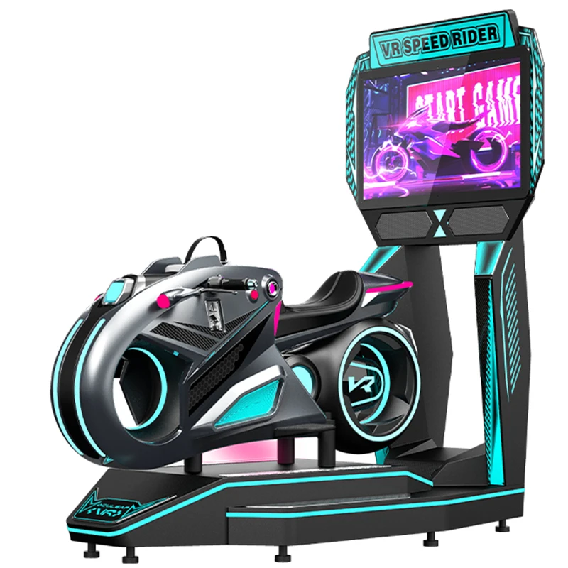 2025 Oculeap Crazy Motor Cycle VR Simulator Mountain Motocross&city Ride Visual Reality Racing Vr Game Machine