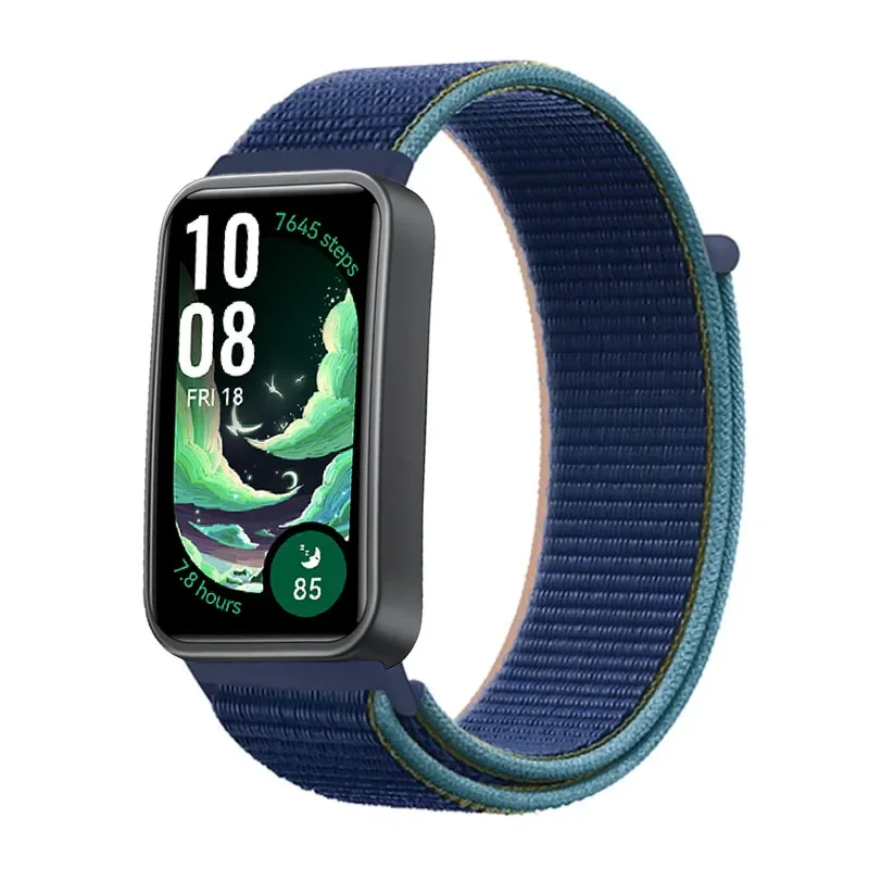 النايلون سولو حلقة حزام لهواوي الفرقة 10 9 8 الرياضة سوار معصمه استبدال حزام اكسسوارات لهواوي الفرقة 8 9 10 Correa