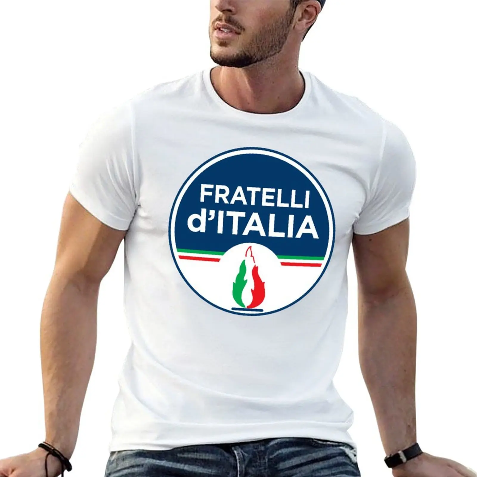 Fratelli d'Italia T-Shirt t shirt for man 100 percent cotton essential t shirt t shirts for man pack cotton T-shirt