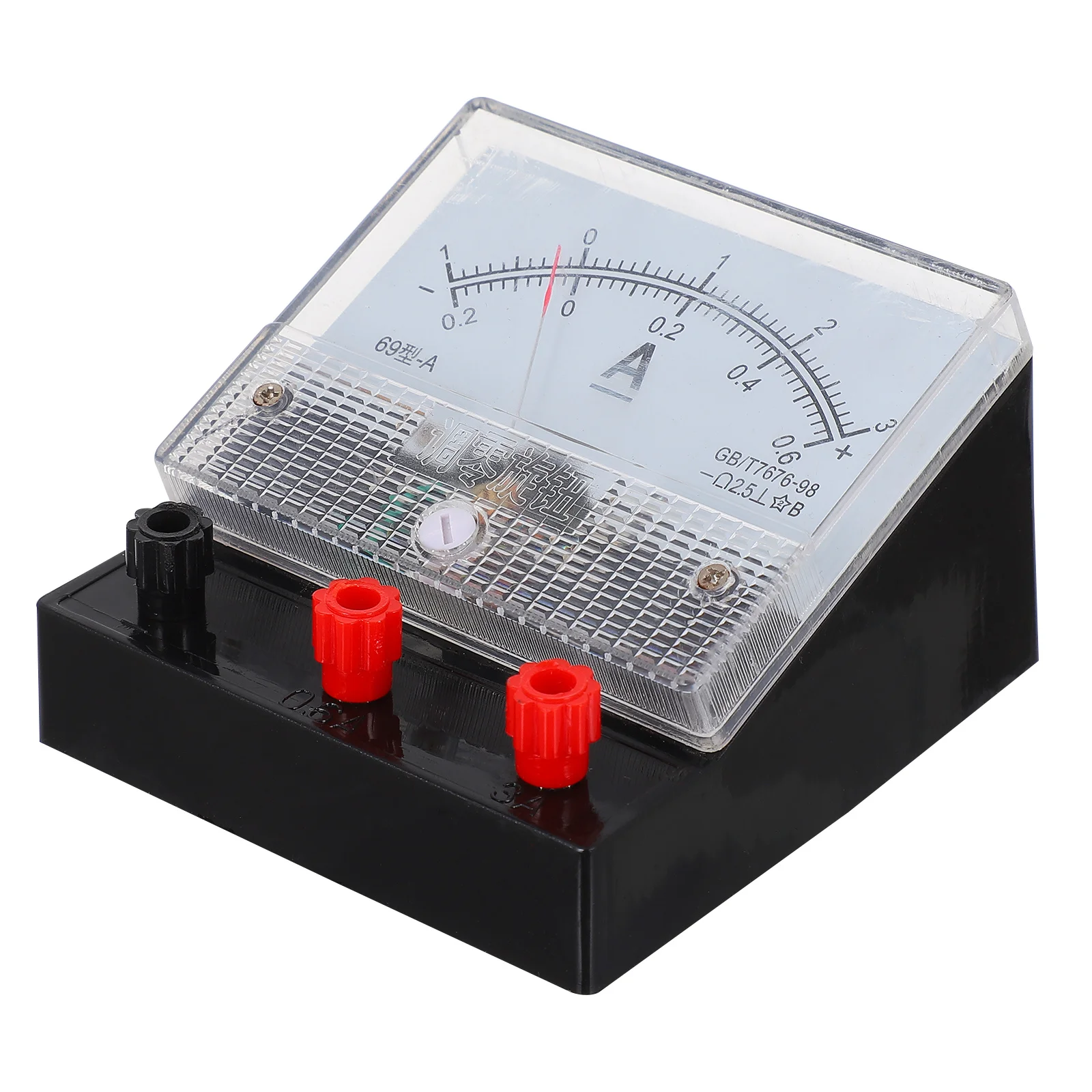 

Physics Experiment Current Ammeter Dual-range DC Electricity Apparatus Number Plastic
