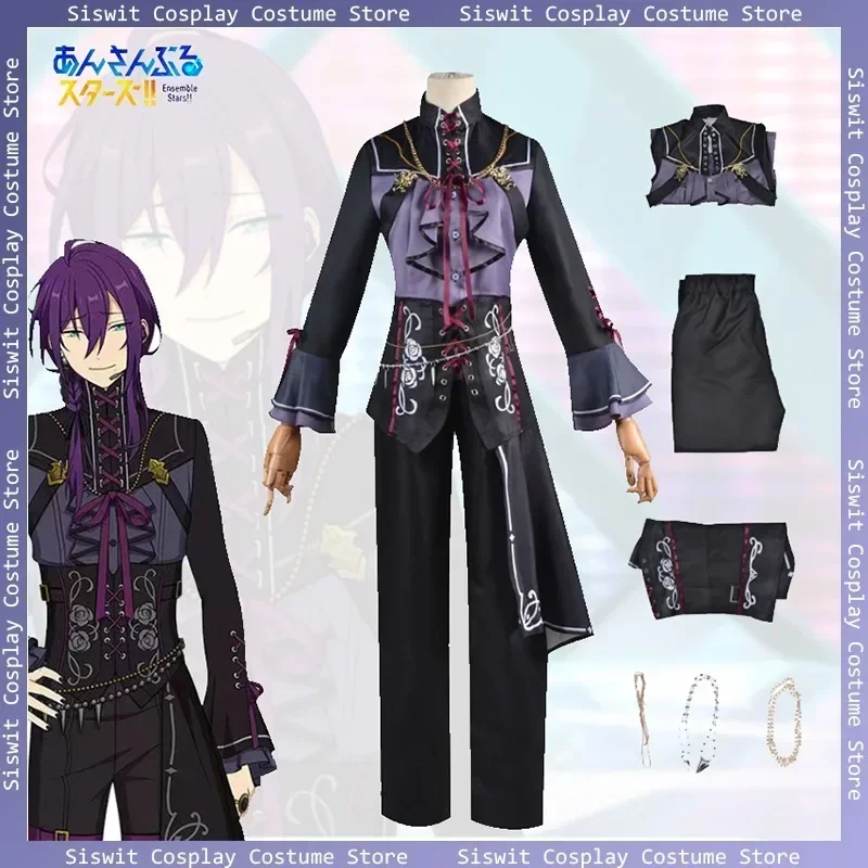 

Game Ensemble Stars Music Distorted Heart Ayase Mayoi Costume Cosplay Stage Uniform Props Accessories Full Set Carnival Dress Up
