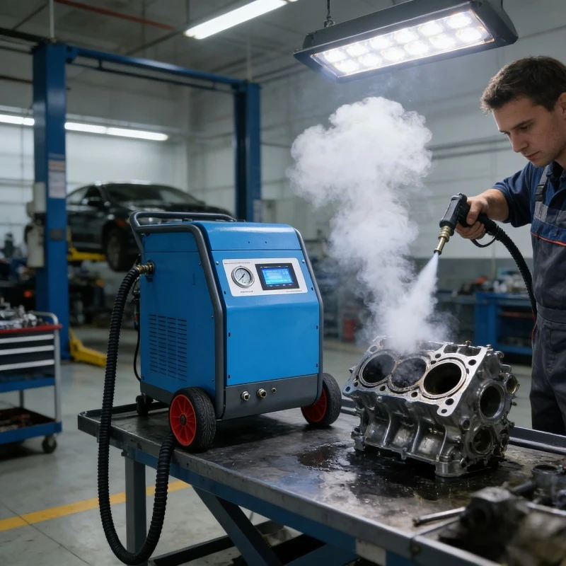 Dry Ice Blasting & Pelleting Machine Smart Touch Screen Carbon Clean Washing Machine
