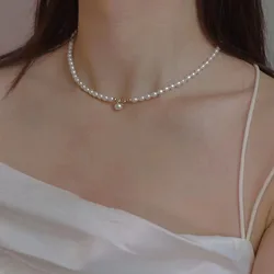 High Quality Fashion Bright Natural Freshwater Pearl 14K Gold Filled Female Chain Necklace Jewelry For Women Birthday Gifts