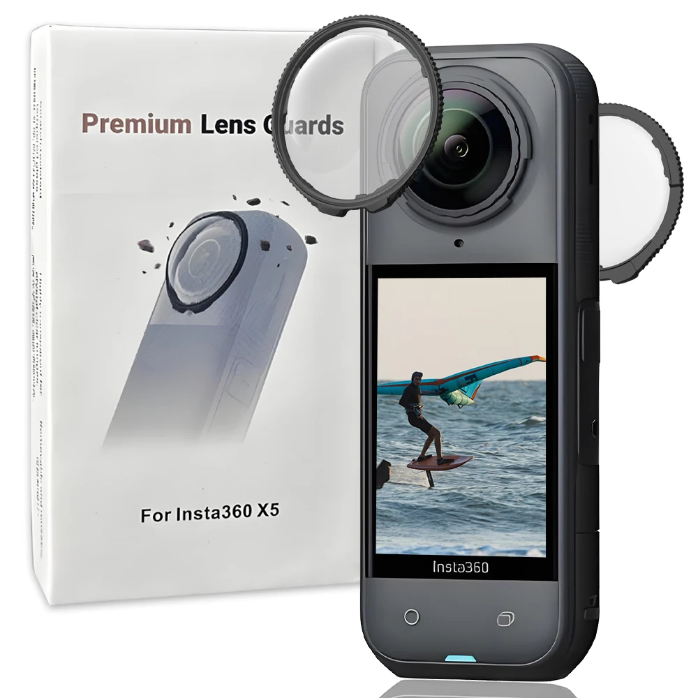 

Lens Guards for Insta360 X5, Premium Optical Glass Lens Scratch-resistant Protector, for Insta 360 X5 Camera Accessoriess