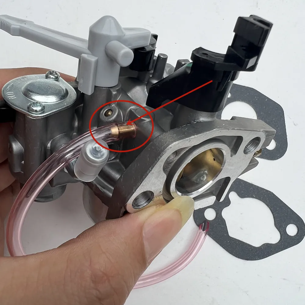 Imagem -02 - Huayi Carburador com Retorno Oil Pipe Shim Compactador Tamper Peças de Reposição 168f 170f Gx160 Gx200 Gx220 168 170 P19