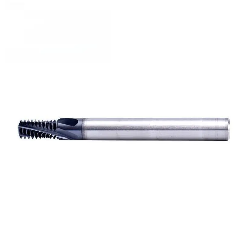 Imagem -03 - Peça Cnc Máquina de Flauta Completa Fresa de Rosca de Carboneto Sólido M3m3.5m4m4.5m5m6m8m10m12m14m16m18m20m24 Moinhos 1