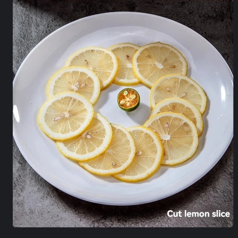 New Manual Stainless Steel Lemon Slicer Commercial Household Kitchen Vegetable Slicer Tool Adjustable Thickness Corrosion Resist
