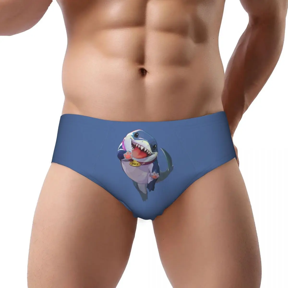 

Jeff The Land Shark Men's Triangle Panties Comfortable Boxer Underpants Short Underwear for Homme Man Boyfriend Gift
