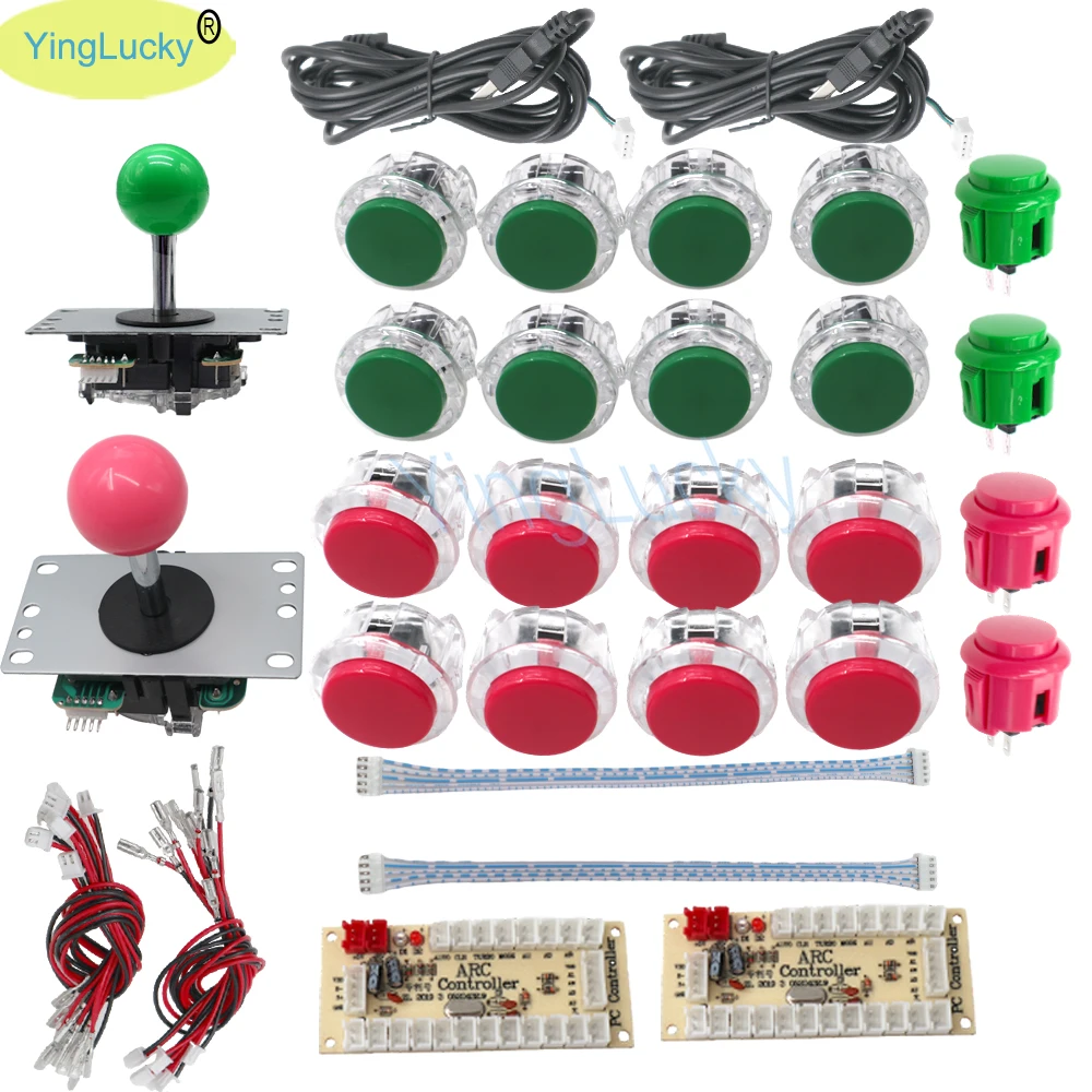 DIY Arcade Kit with Sanwa Joystick & Buttons