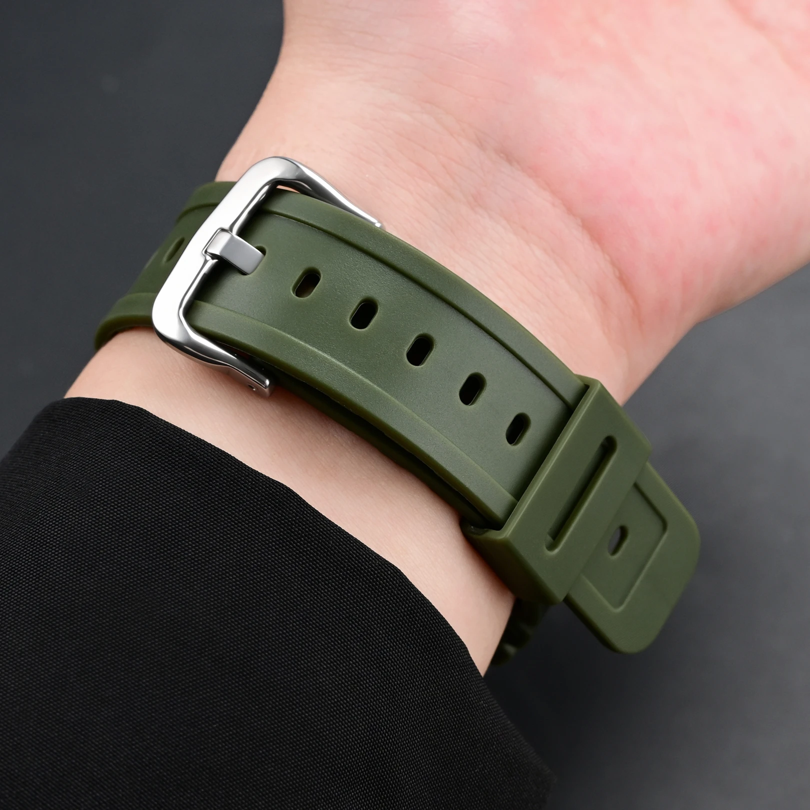 Für Casio G-Shock GA-2100-1A1/GA2110/GA-B2100 Uhrenarmband, Schutzhülle, Stoßfänger, Harzband, Gummi-Lünette, Armband – Detail 14