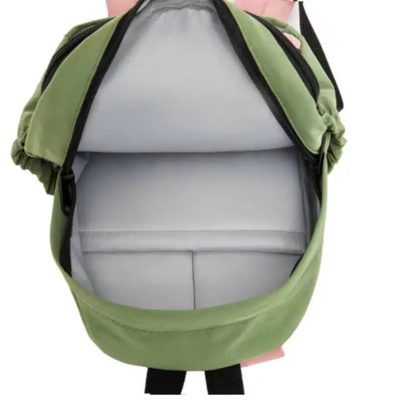 Unisex Block Cross Drawstring Canvas Lightweight Small Rucksack for School Commute Casual Outdoor Fashion Trendy Shoulder Bag