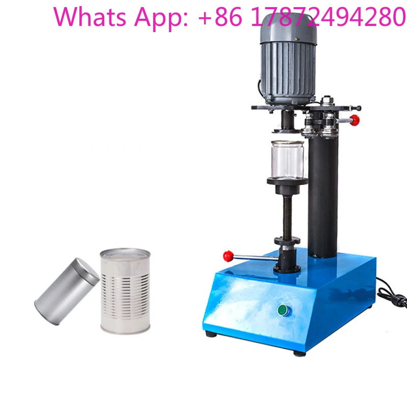 Small Can Capping & Bottle Sealing Machine Hand Press Aluminum Drink Beer Cola Tin Can Sealer Circle Shape