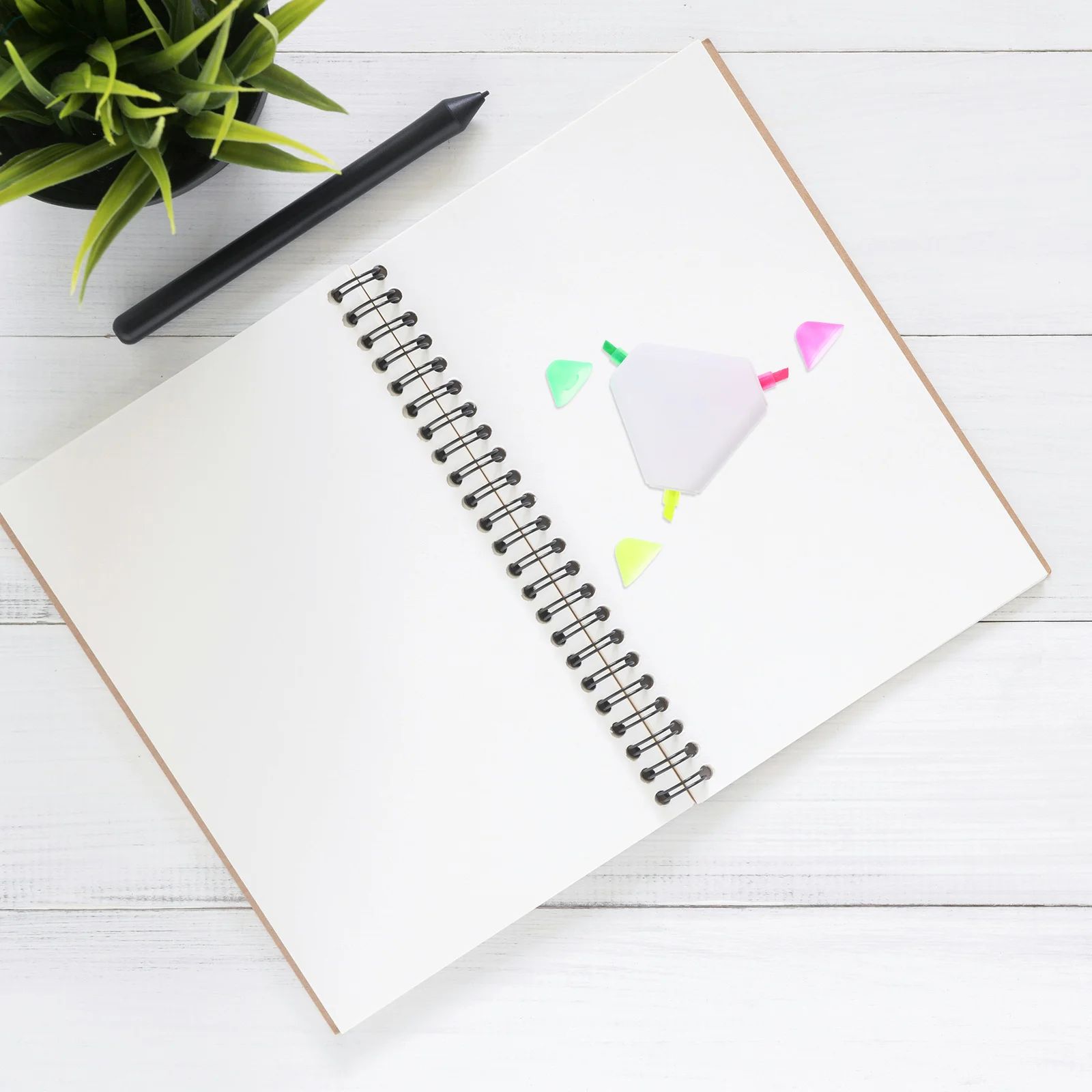 

1pcs Multicolored Highlighter Fluorescent Pen For Students Scrapbooking School Supplies Bright Color Marking Pens Book Reading