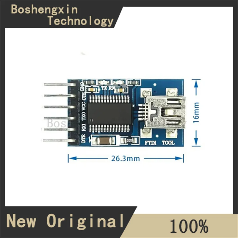 1Pcs USB to TTL supports 3.3V 5V dual power supply FT232RL FTDI MWC debugger