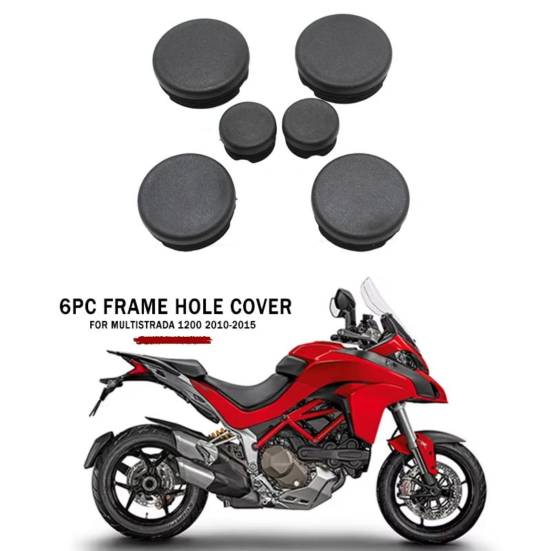 

6 шт., заглушки для шасси для Ducati Multistrada 1200/S 2010-2014 2012 2013