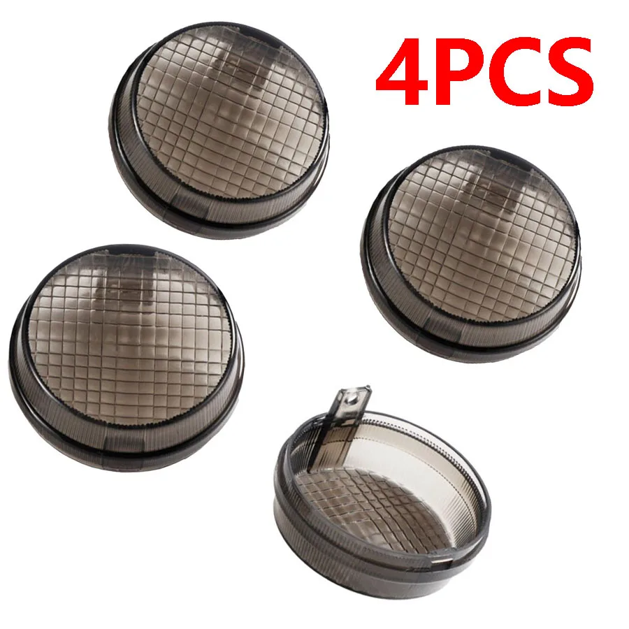 Front Rear Turn Signal Lens Indicator Blinker Light Covers for Honda Kawasaki Cruisers Vulcan VN VT VTX 1300 1600 1800 Classic