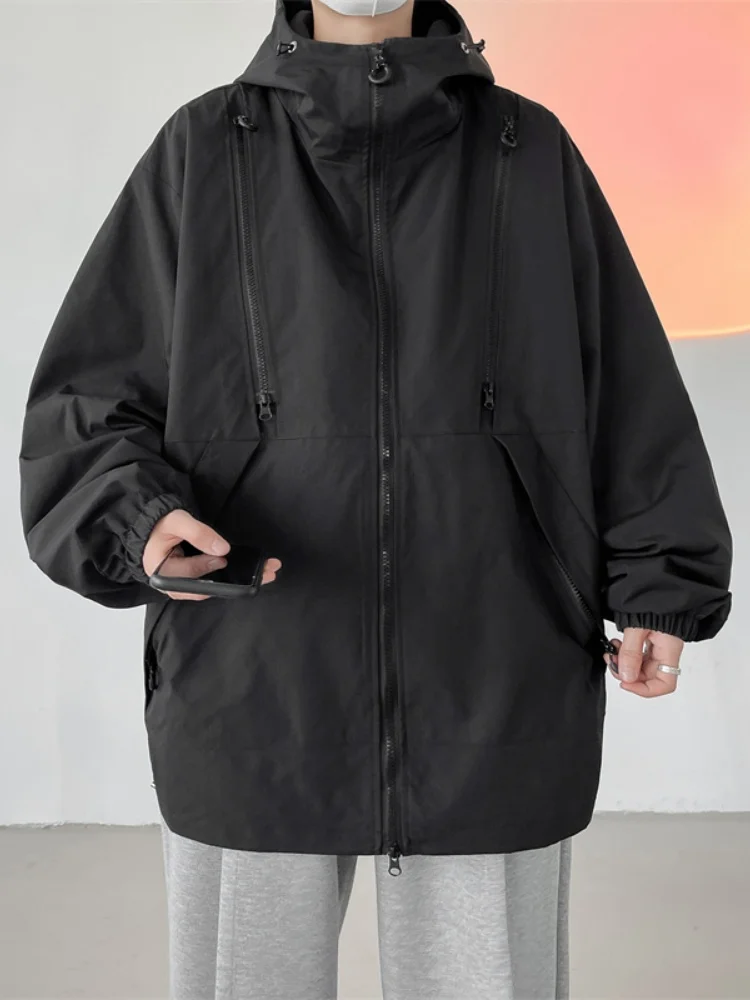 

Мужская куртка Cool Jaet: осенняя, модная, функциональная, с капюшоном, в американском стиле, для работы и повседневной носки, молодежная, популярная