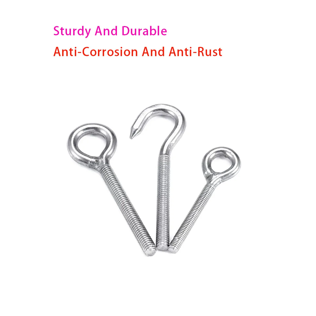 304 A2 Stainless Steel Heavy-duty Lifting Ring Screw Sheep Eye Thread Lifting Ring Bolt M4M5M6M8M10M12M14M16M18M20M22M24