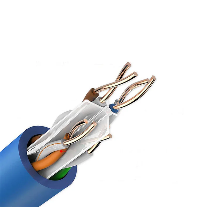 Ethernet Cable Cat 6 Flat Long High Speed Network Cable Rj45 Connectors 15M 25M 30M 50M UTP Cat 6 Splitter for Laptop Router image 4