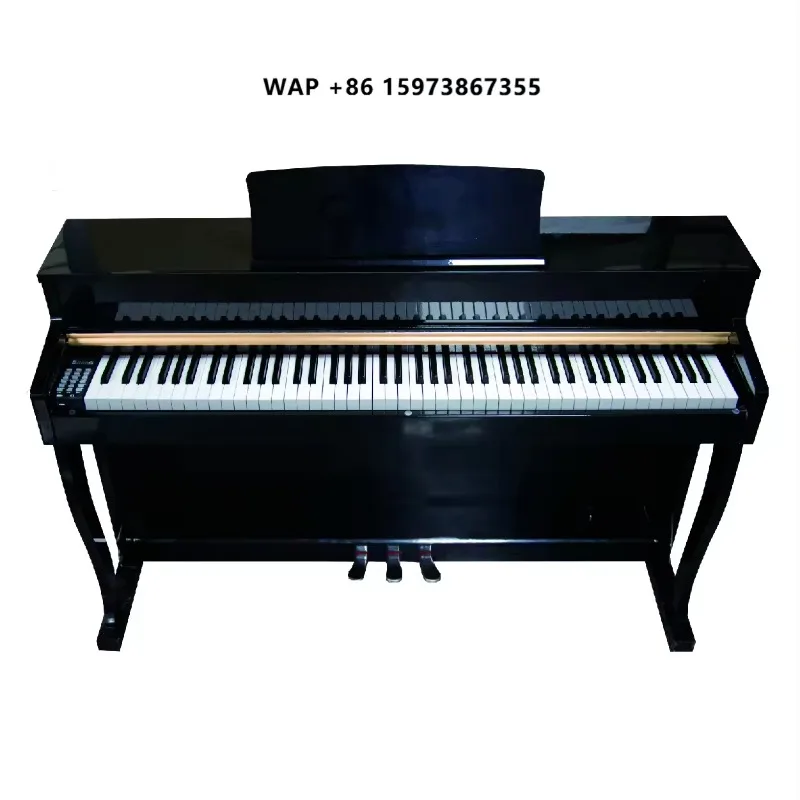 MY MUSIC 8803 Portable 88 Keys LED Wooden Hammer Electronic Organ Grand Digital Midi Keyboard with Piano Instruments