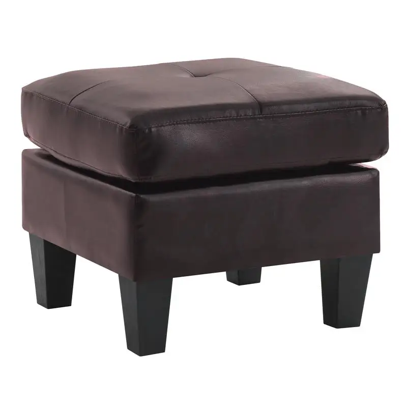 

Elegant Dark Brown Ottoman - Casual Style for Home Décor and Comfortable Seating