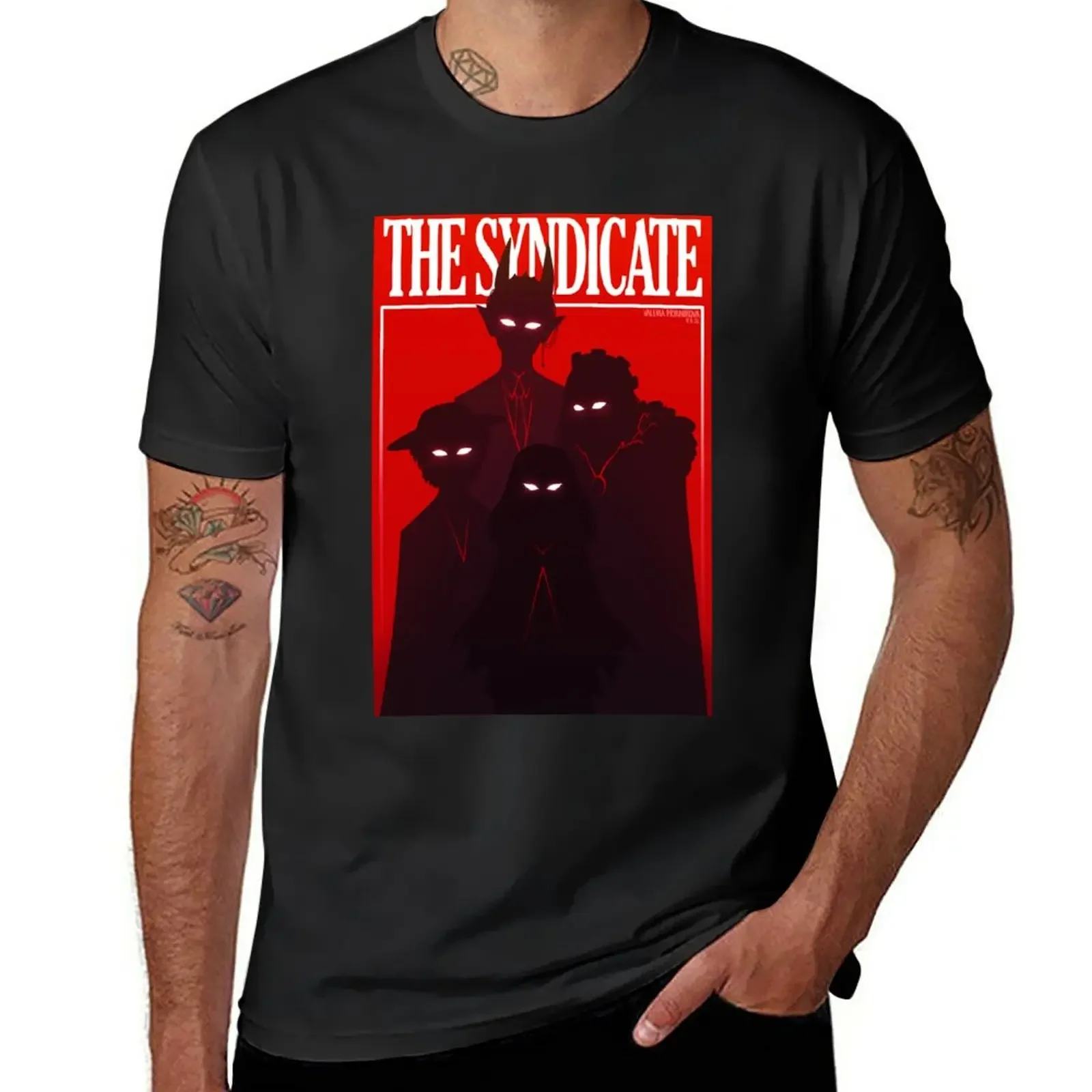 New the syndicate T-Shirt boys plus size tops men clothings heavyweight fashion Round Neck new in tops & tees homme Sweatshirt