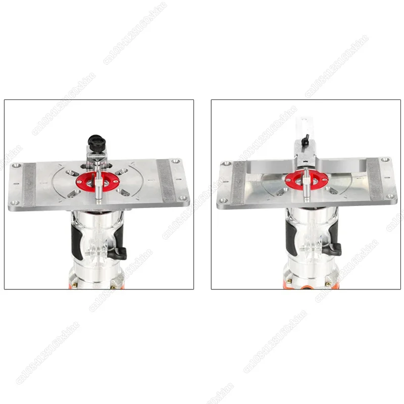 

Алюминиевая фрезерная настольная пластина для деревообработки, вставка столешницы, монтажная пластина, деревянные инструменты, обрезной фрезерный станок с аксессуарами