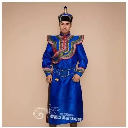 Daily Wedding Dress New Product Mongolian Robe Men's Ethnic Minority Not Include Hat
