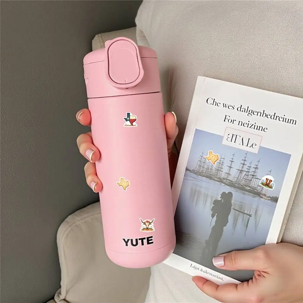 35pcs-50pcs Rustic Cactus Stickers Charming Rodeo  Stickers Teacher Reward Stickers For Guitar DIY Skateboard Laptop DIY