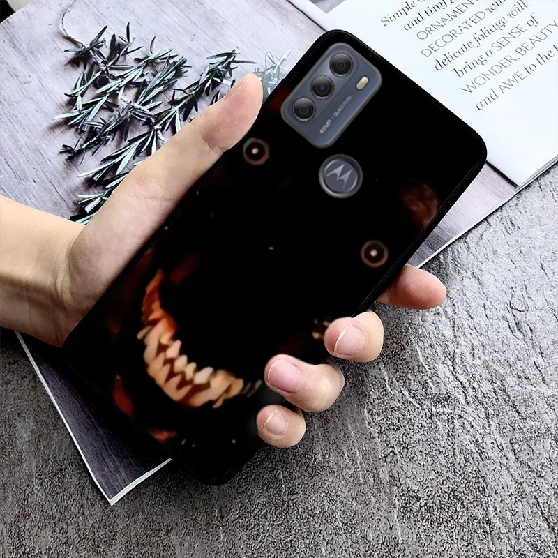 Phone Case For Moto G85 G55 G05 G14 G75 G31 G50 G10 G20 G30 G60 G13 G32 G84 G54 G53 G72 G24 Power Demon Face Evil Ghost