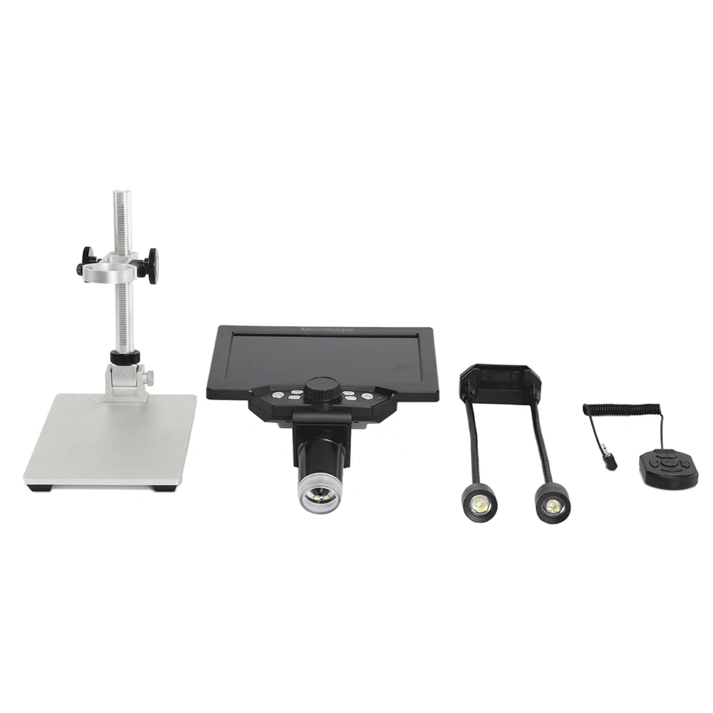 1080P Microscope Digital Microscope 7-inch High-definition Display Continuous Magnification System For Electronic Repair