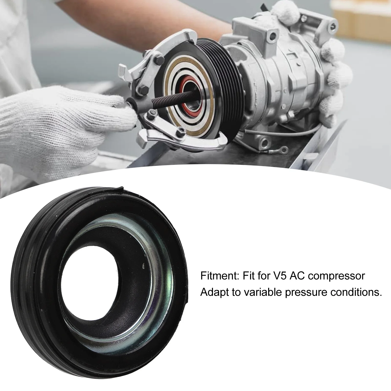 

Автомобильный кондиционер переменного тока, вал компрессора, масляный комплект, резина для компрессоров переменного тока V5, комплект системы кондиционера