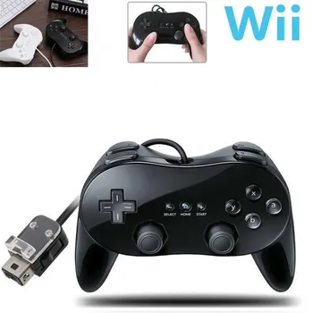 Classic game control pad console for Nintendo Wii second generation classic wired game controller game remote pad