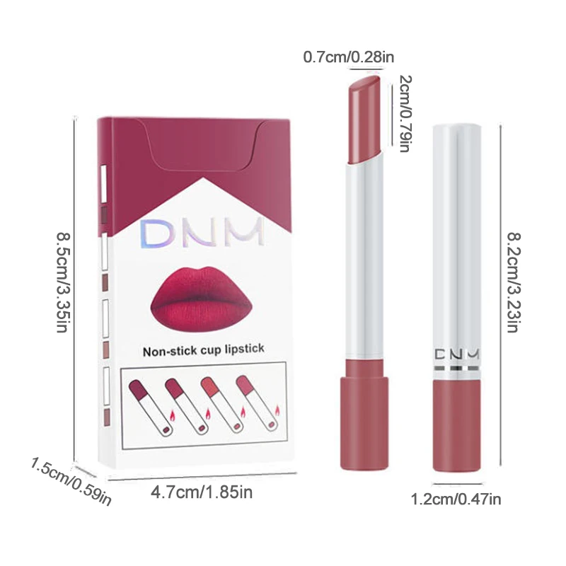 4 stks/set Make-Up Lippenstift Koreaanse Cosmetica Sexy Lippenstift Set Lip Tint Lipgloss Waterdicht Maquillaje Matte Langdurige Make Up