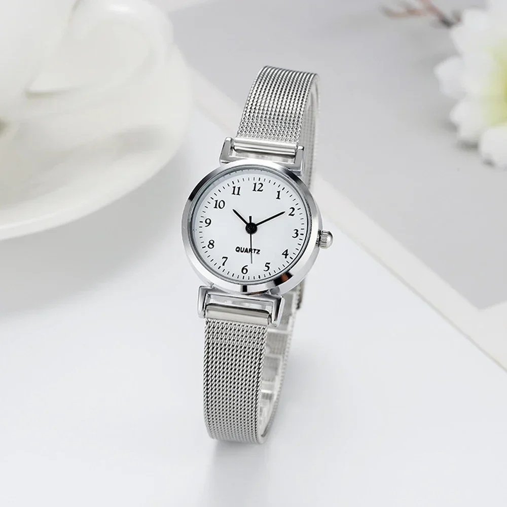1PC Women Fashion Watch Casual Bracelet Watches Ladies Simple Dial Quartz Wristwatches Dress Clock Valentine's Day Montre Femme