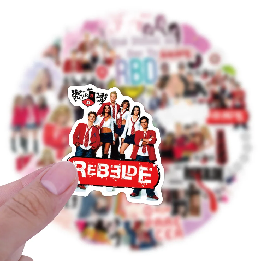 10/30/50/110 SZTUK Naklejki Singer RBD Rebelde DIY Album Artykuły Papiernicze Telefon Laptop Gitara Lodówka Fajne Graffiti Zabawki Dekoracja