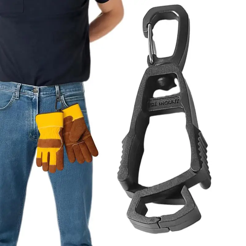 Safety Gloves Clip Hanger Gloves Holder Plastic Work Clamp Work Guard Multifunctional Tool Gloves Keepers With Rotatable Buckle