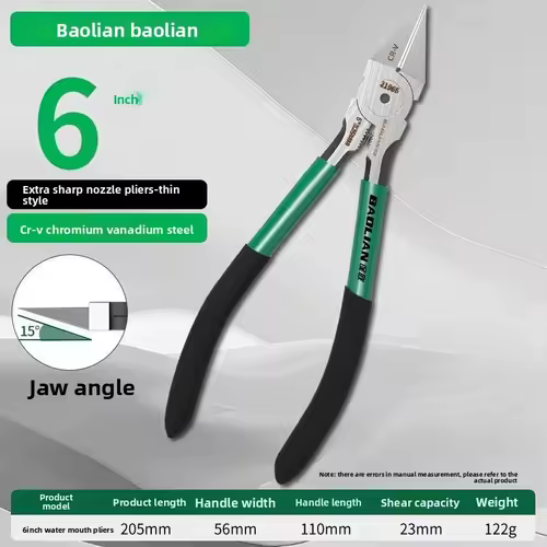 Baolian Industrial Grade Special Sharp Side Mouth Pliers,High Hardness Electrician Small Diagonal Pliers,Electrician Manual Tool - Image 9