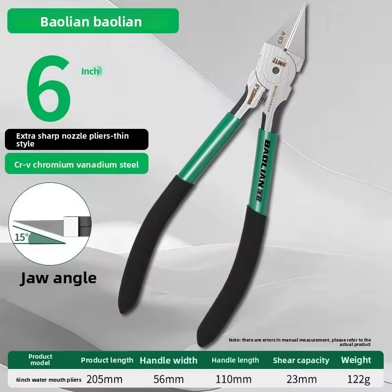 Baolian Industrial Grade Special Sharp Side Mouth Pliers,High Hardness Electrician Small Diagonal Pliers,Electrician Manual Tool - Image 9