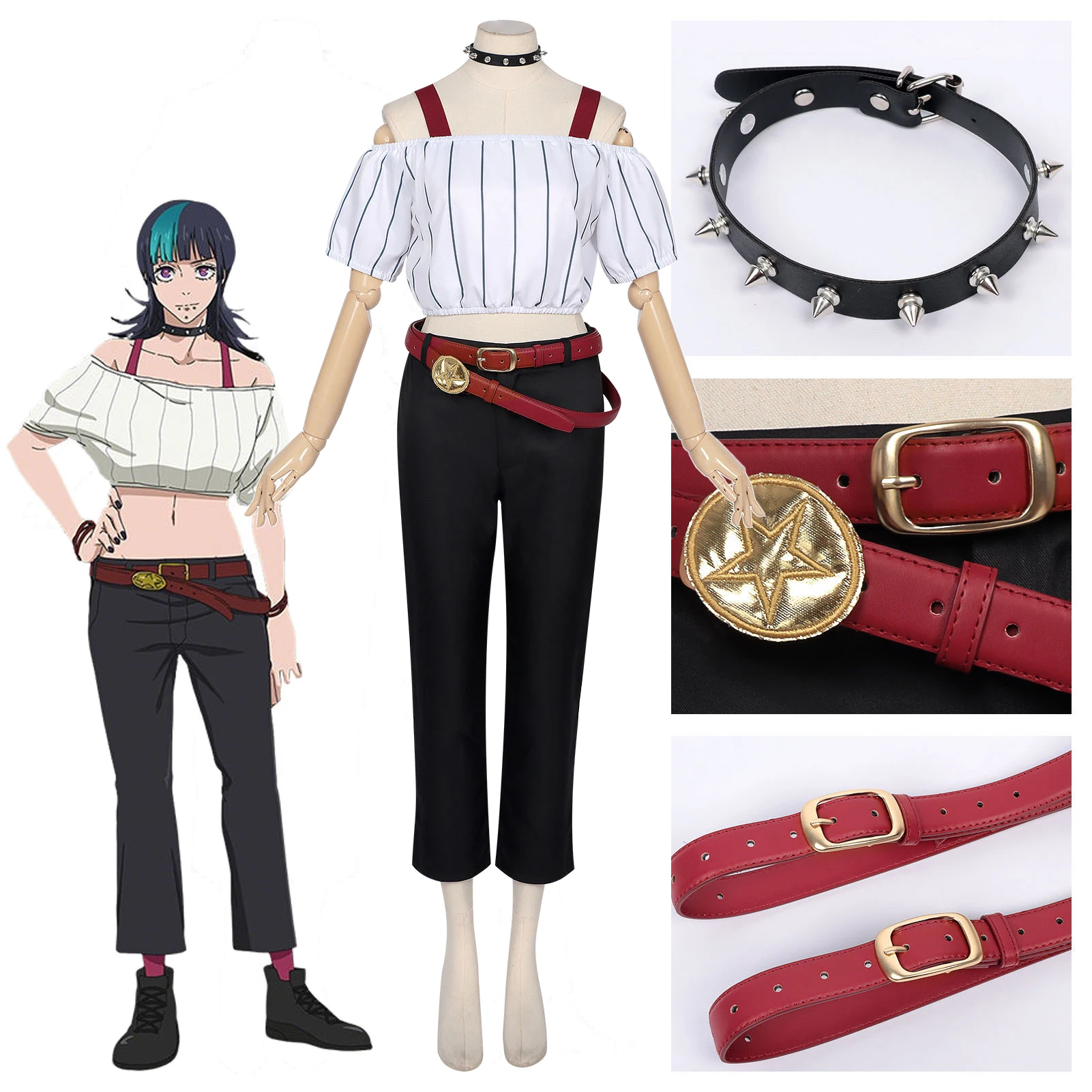 

Kirara Hoshi Cosplay Costumes Anime Jujutsu Kaisen Role Play Uniform Halloween Carnival Party Outfit For Women Girls