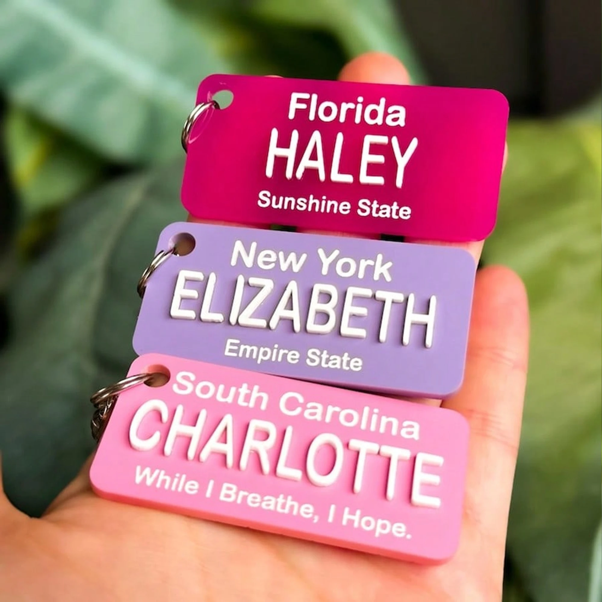 Custom Name Car Keychain, Personalized Gift for Drivers